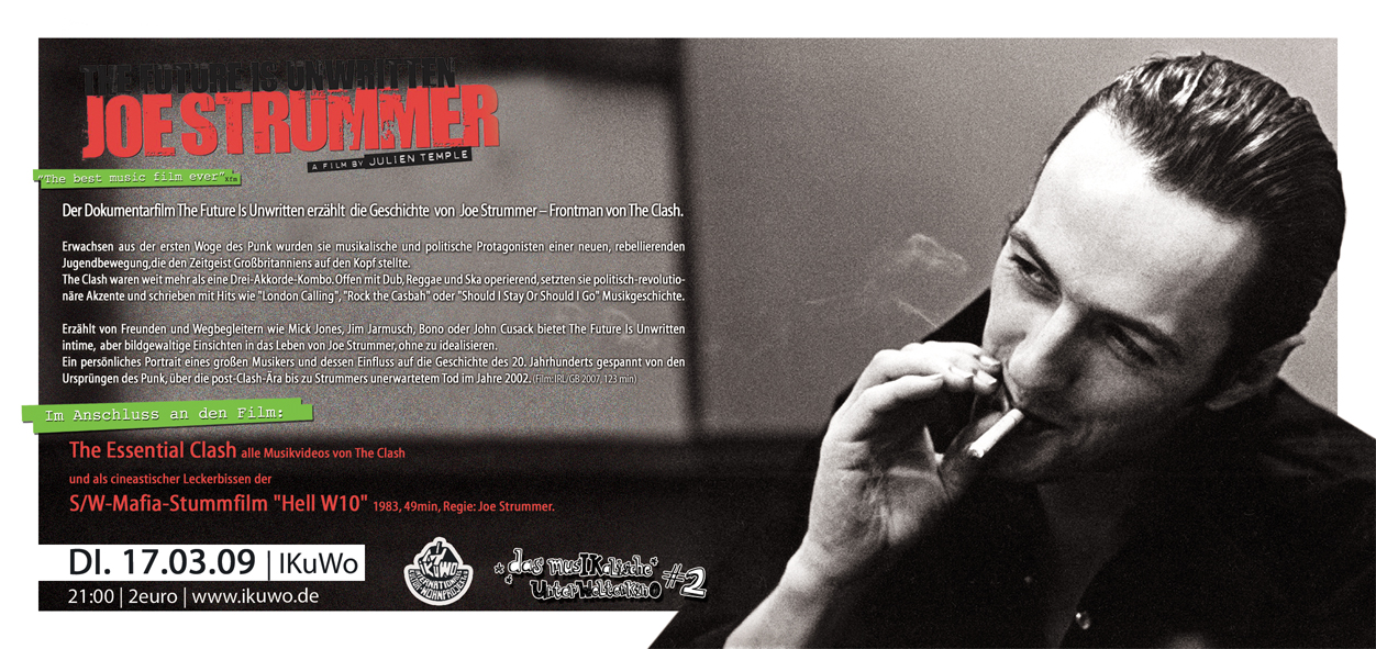 musIKalisches UnterWeltenkinO #2 Joe Strummer – The Future is Unwritten