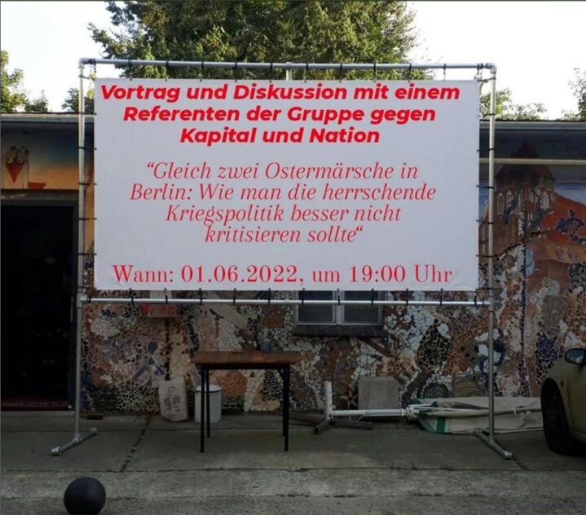 Vortrag und Diskussion: „Gleich zwei Ostermärsche in Berlin“